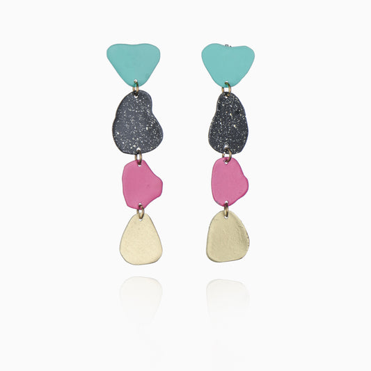 SPACE DROPS DANGLE EARRINGS